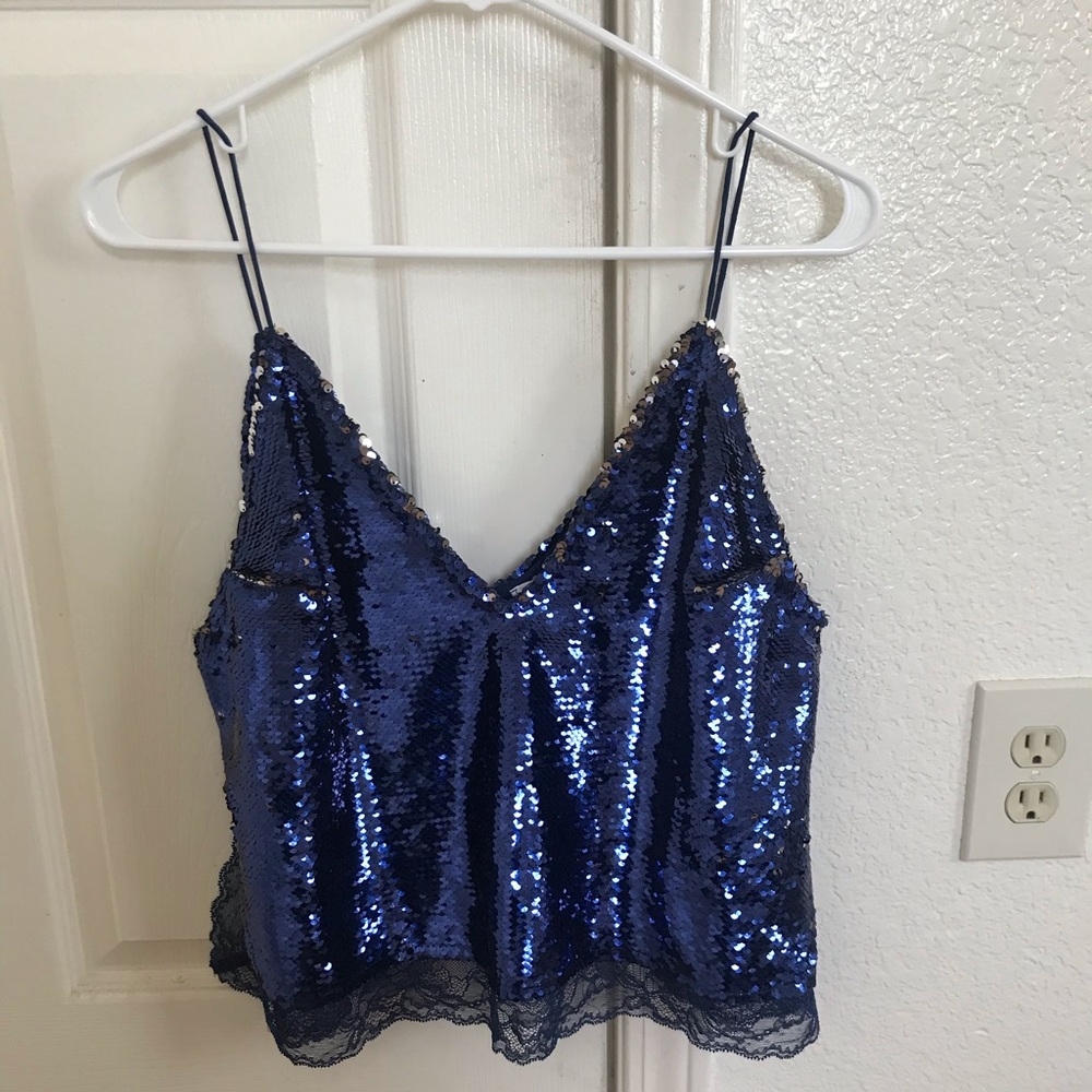 Intimately Free People Surplice Sequin Cami - Picture 2 of 5